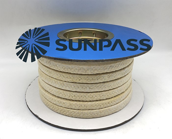Spun Aramid Fiber Impregnated With PTFE And Lubricated Spun Aramid Fiber Impregnated With PTFE And Lubricated